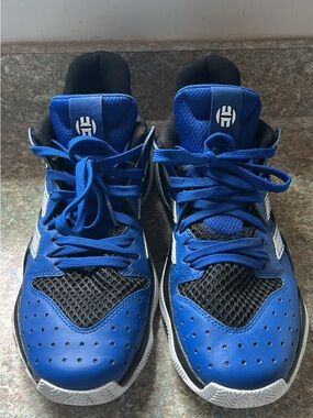 adidas Blue and Black Men's Basketball Sneakers